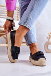 Classic Espadrilles On The Platform Black Julianne