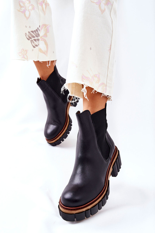 Ankle Boots Worker Maciejka Black 05312-01