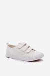 Youth Low Velcro Sneakers White Dilan