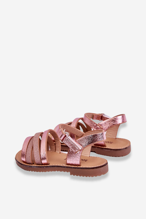 Children's Sandals With Straps Pink Isla