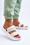 Foam Slide Sandals White Lirell