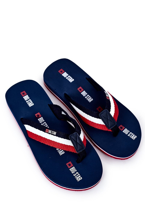Men's Slippers Flip-Fops Big Star HH174827 Navy