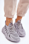 Women's Fashion Sock Sneakers Grey Daxo