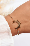 Women's Moon Bracelet Gold