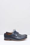 Elegant Men's Visiting Navy Blue Damoste Half Shoes