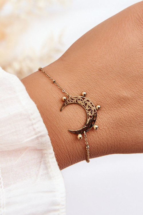 Women's Moon Bracelet Gold