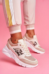 Sporty Women's Shoes Brocade Beige Paloma