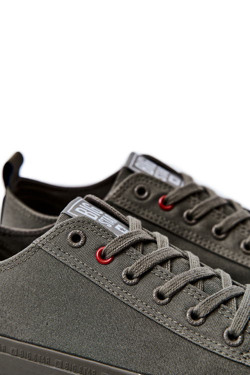 Men's material sneakers BIG STAR JJ174004 Khaki