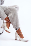 Classic Heels On A Heel White Odessa
