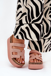Slippers On A Massive Platform Pink Daldiva