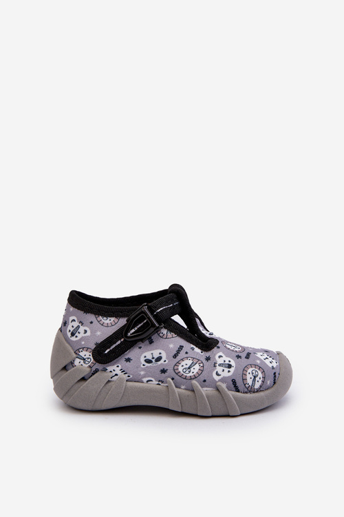 Comfortable Children's Slippers BEFADO 110N488 Grey