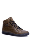 Men's Leather Tennis Bednarek Olive Edys