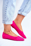 Women’s Ballerinas Eco-Suede Fuchsia Bellissima