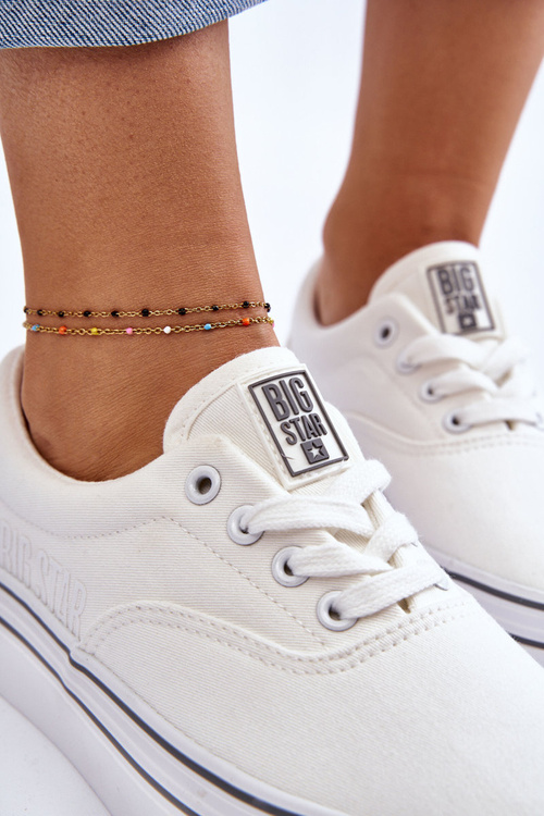 Women's Platform Sneakers Big Star LL274228 White