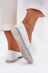 Leather Ballet Flats Maciejka T3512-11 White
