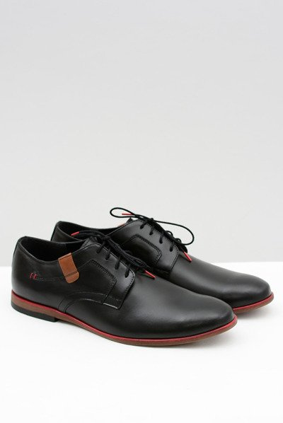 Men's Bednarek Elegant Leather Shoes Black Nikolas