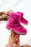Children's Snowboots with Zircons Fuchsia Wellma
