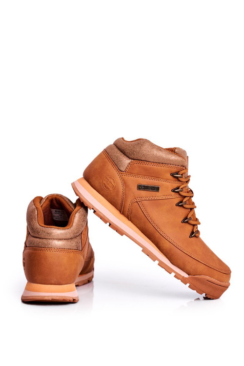 Buty Trekkingowe Skórzane Big Star Camel GG274497