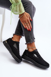 Sneakersy Buty Sportowe Damskie Vovella Czarne TA-230