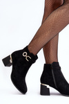 Fashionable Women's Suede Boots Black Nola