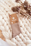 Women's Socks With Shiny Thread Beige