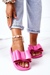 Rubber Slippers With A Bow Fuchsia April