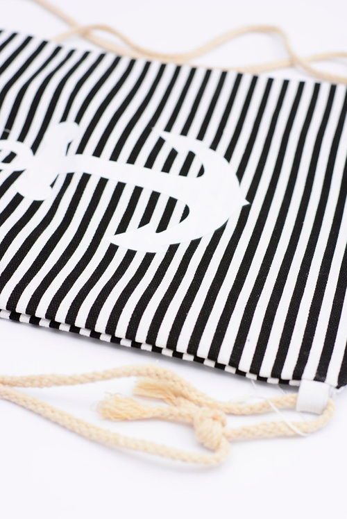 Women's Navy Handbag Black Beach Bag