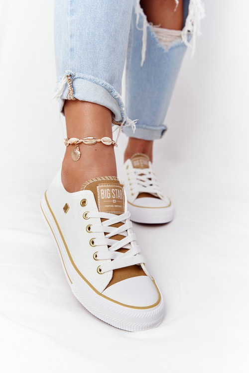 Classic Women's Sneakers BIG STAR HH274458 Off White