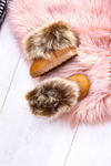 Children's Snow Boots With Fur Camel Ariana
