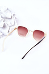 Women's Butterfly Sunglasses Brown-Beige Ombre