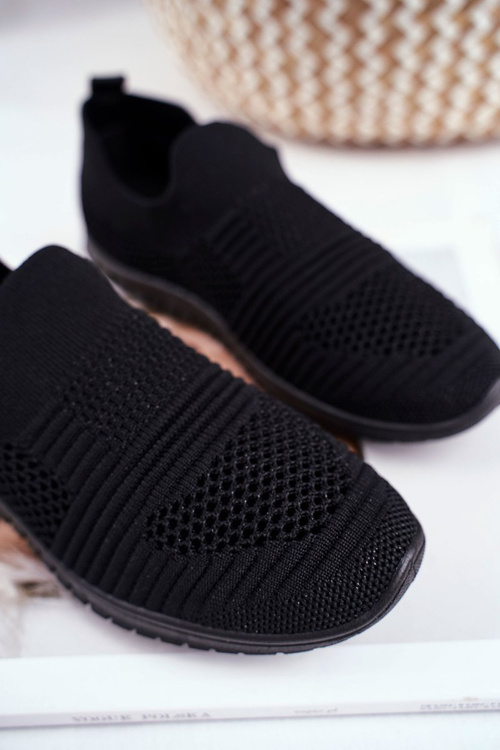 Children's Sport Slip-On Shoes Black Bobi