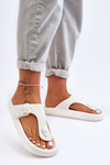 Women's Foam Flip Flops White Apolla