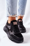 Damskie Sportowe Buty Sneakersy Czarne Bethell
