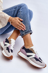 Women's Purple Sports Shoes Chloette
