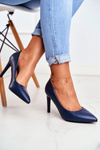 Women's Classic Stilettos Navy Blue Marinne