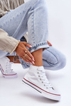 Women's Classic High Top Sneakers White Remos
