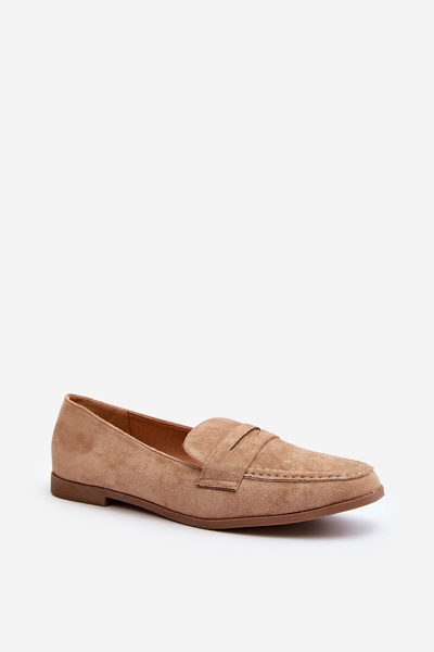 Women's Classic Moccasins Dark Beige Olevin