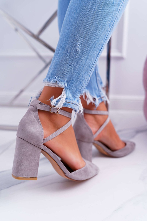 Women's Stiletto pumps Grey Cosmo