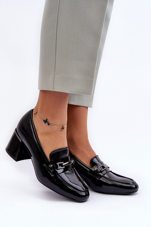 Heeled Sandals with Stiletto Black Idona