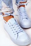 Women's Classic Sneakers Blue Ecoma