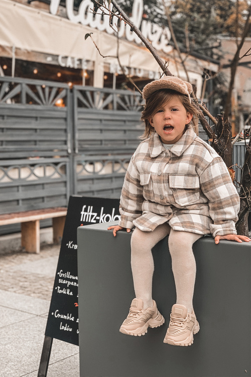 Children's Sneakers Beige Freak Out