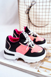 Children's Sport Shoes With Glitter Black-Pink Matylda