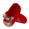 Home Women's SOXO Christmas Reindeer Ballerinas Red