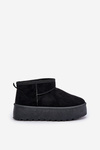 Women's Snow Boots On Platform Black Ninala