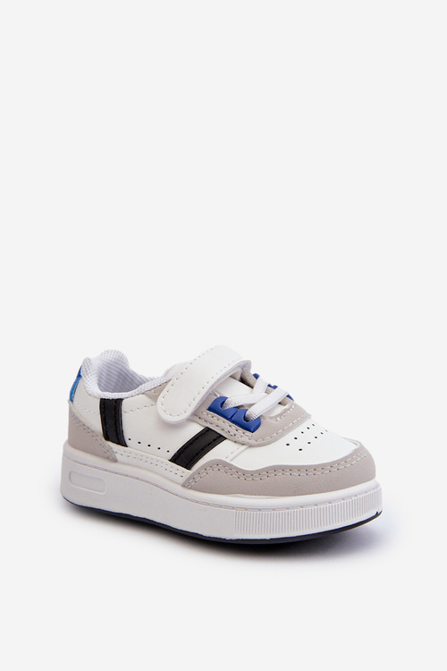 Classic Kids' Sports Shoes White-Blue Marlin