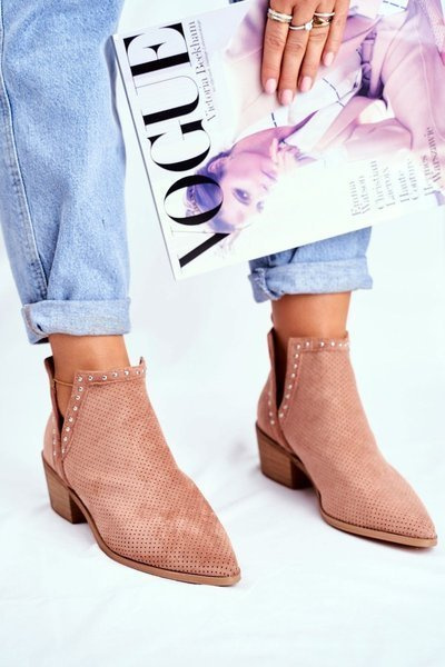 Women’s Boots On High Heel Pink Margate