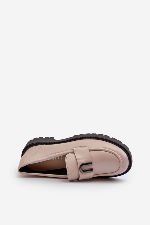 Girls' Loafers With Decoration Grey Elvilda