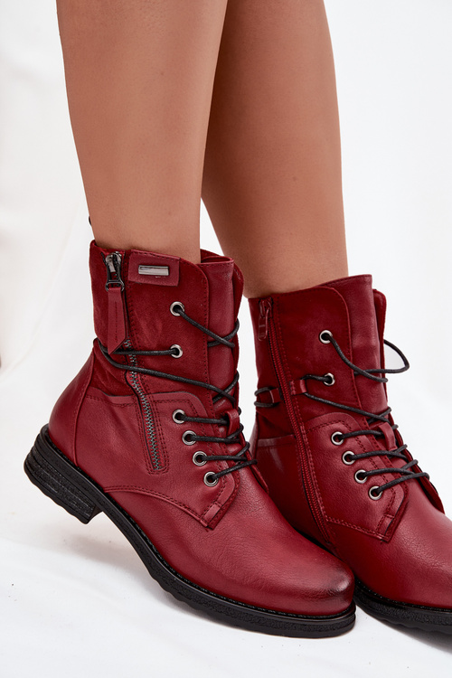 Women's Work Boots Bordeaux Perfecto