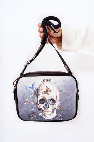 Leather Messenger Bag GOE ZNJ011 Black