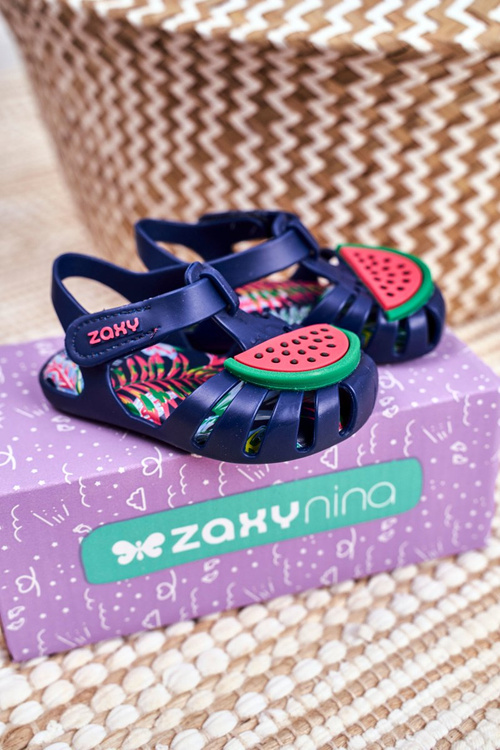 Child's Sandals With Velcro Fragrant Watermelon ZAXY FF3855013